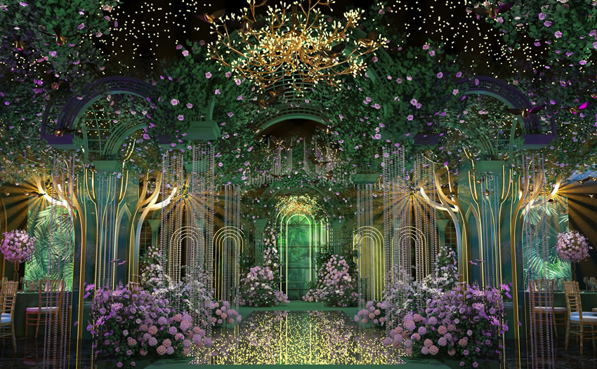 洞头奇妙森林婚礼堂效果展示